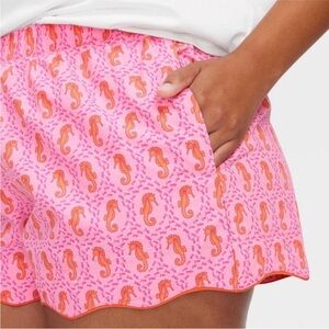Roller Rabbit x Target Seahorse Poplin Boxer Shorts Pink